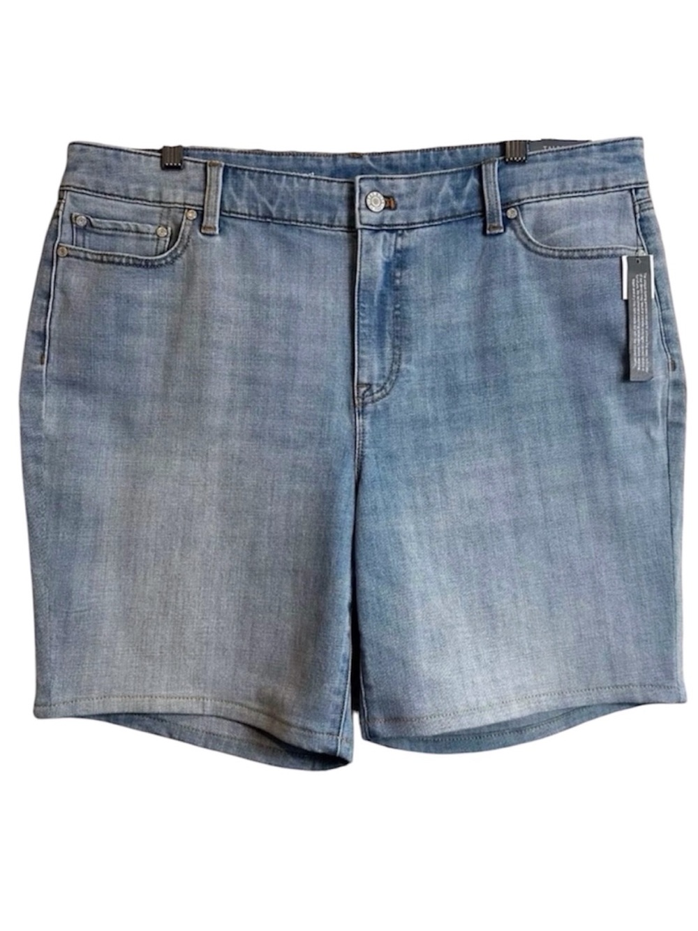Talbots Girlfriend Denim Jean Shorts Petite Plus Size 16 NEW